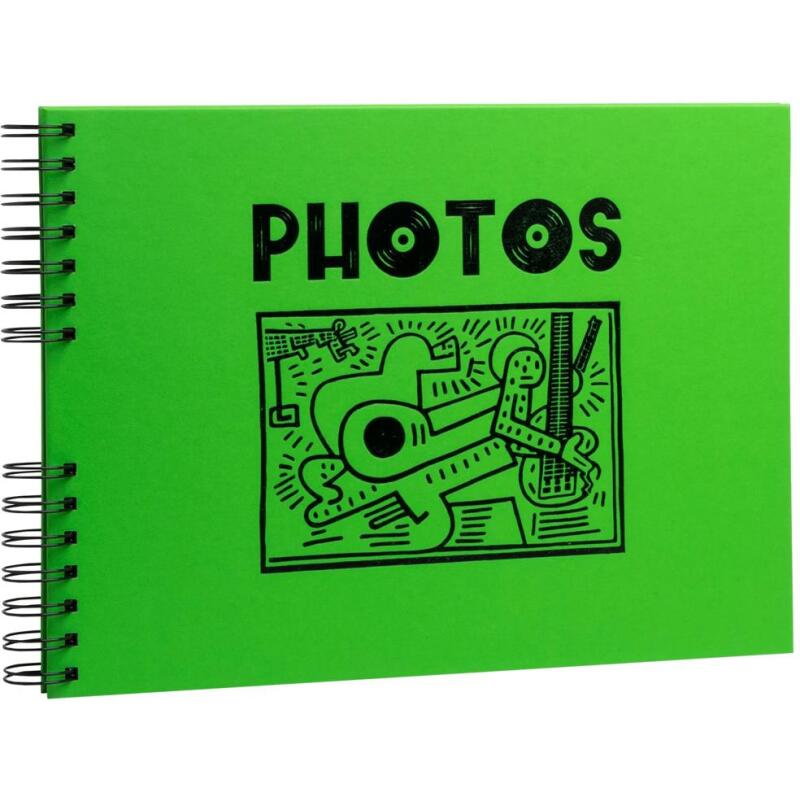 Album à spirales 50 pages noires Musicart