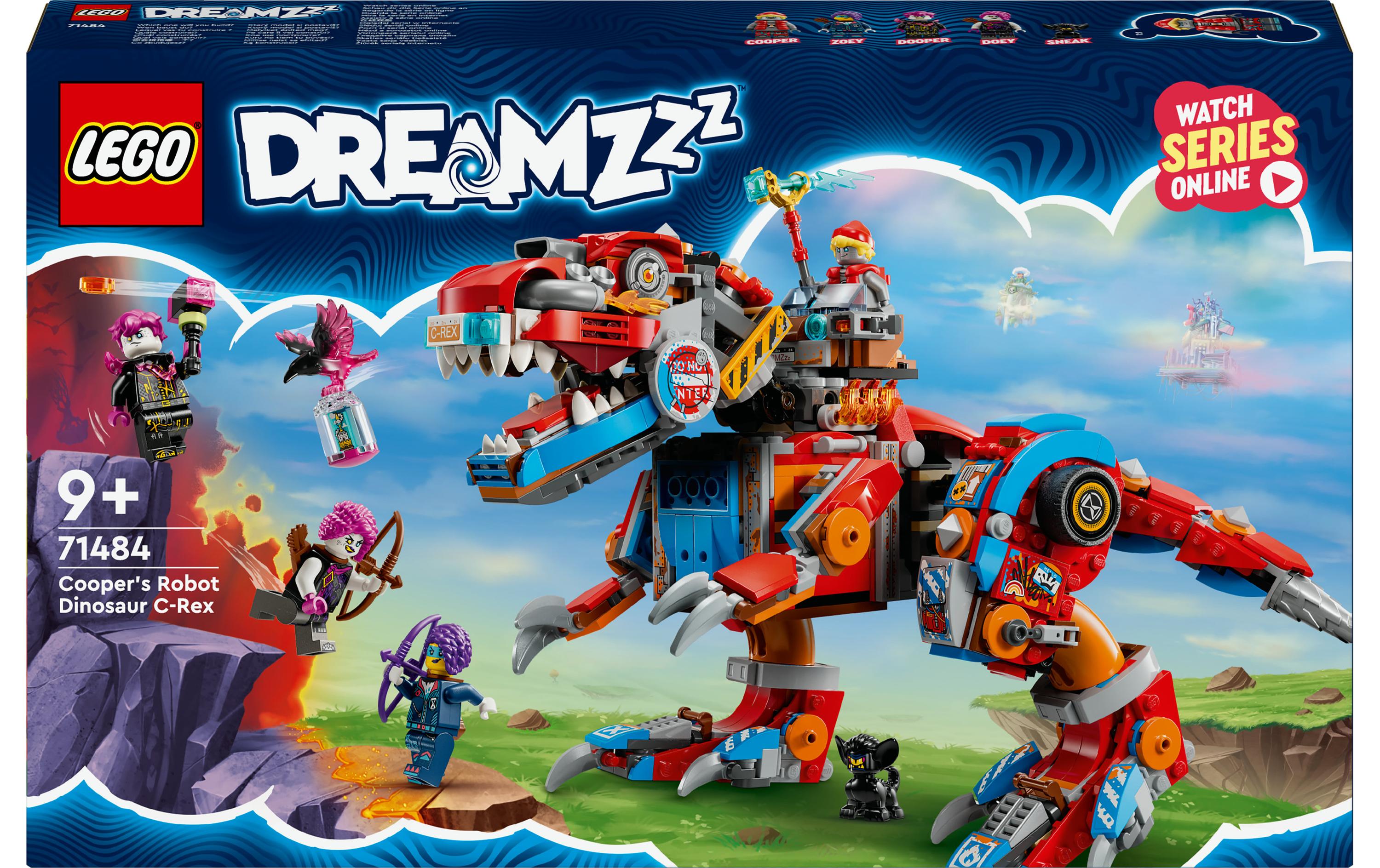 DreamZzz Coopers Dino-Mech C-Rex 71484Umbaubarer Spielzeug-T.Rex