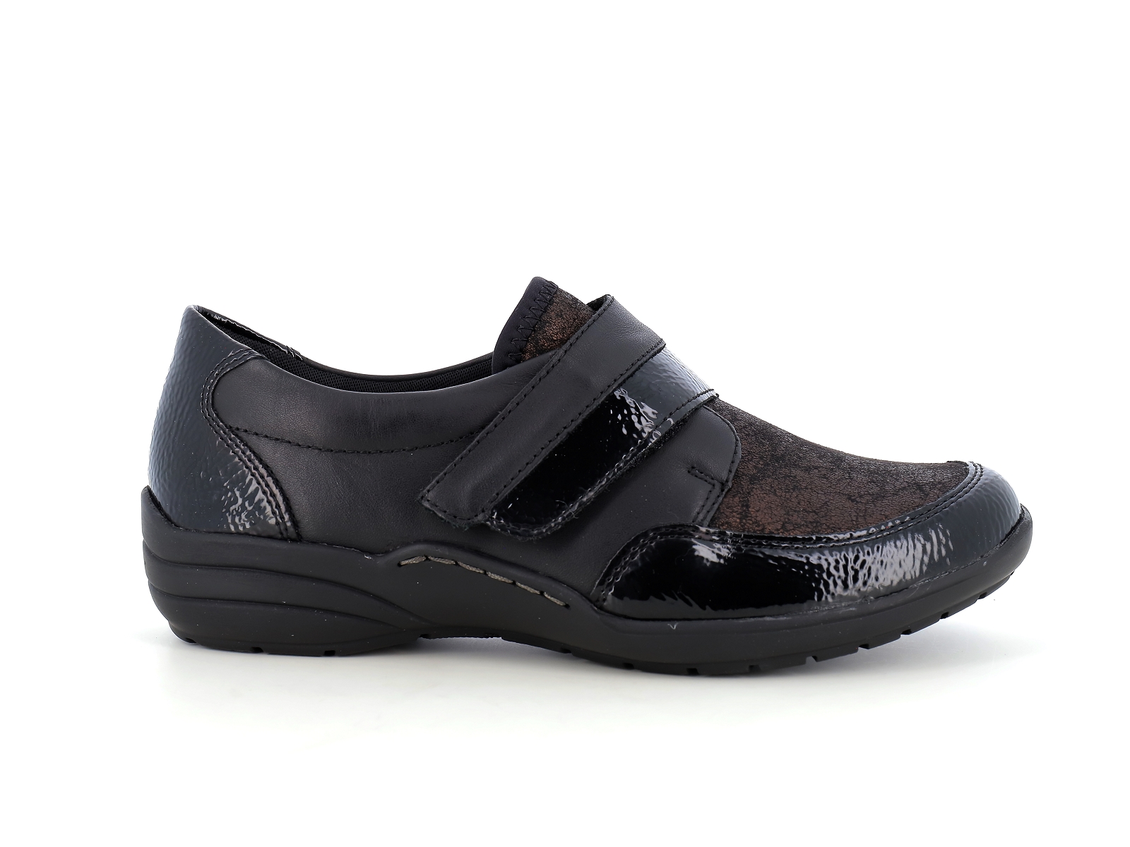 Remonte-R7600 Cuir Noir Bronze