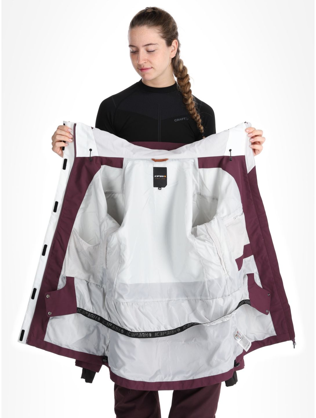 Cabot hardshell ski-jas dames
