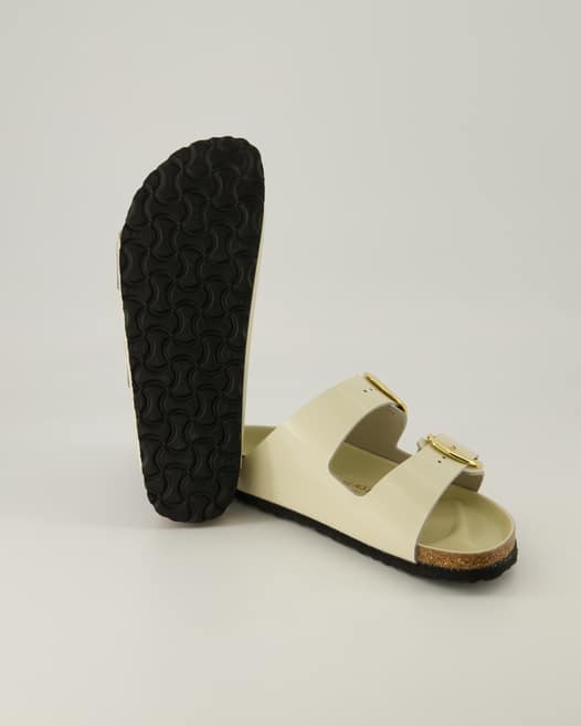 Birkenstock Arizona Big Buckle Pantoletten in Beige