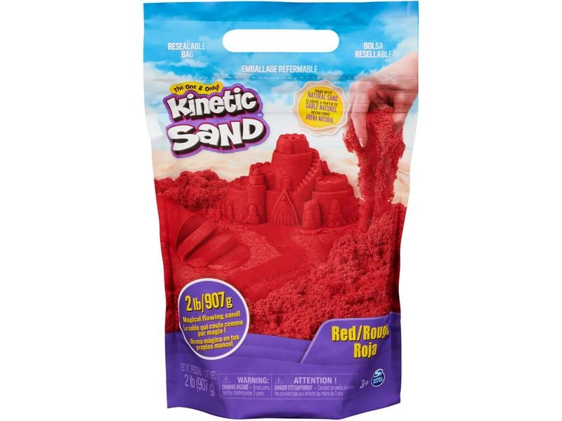 Spinmaster Kinetic Sand Color Bag rot, 907 g Spielsand