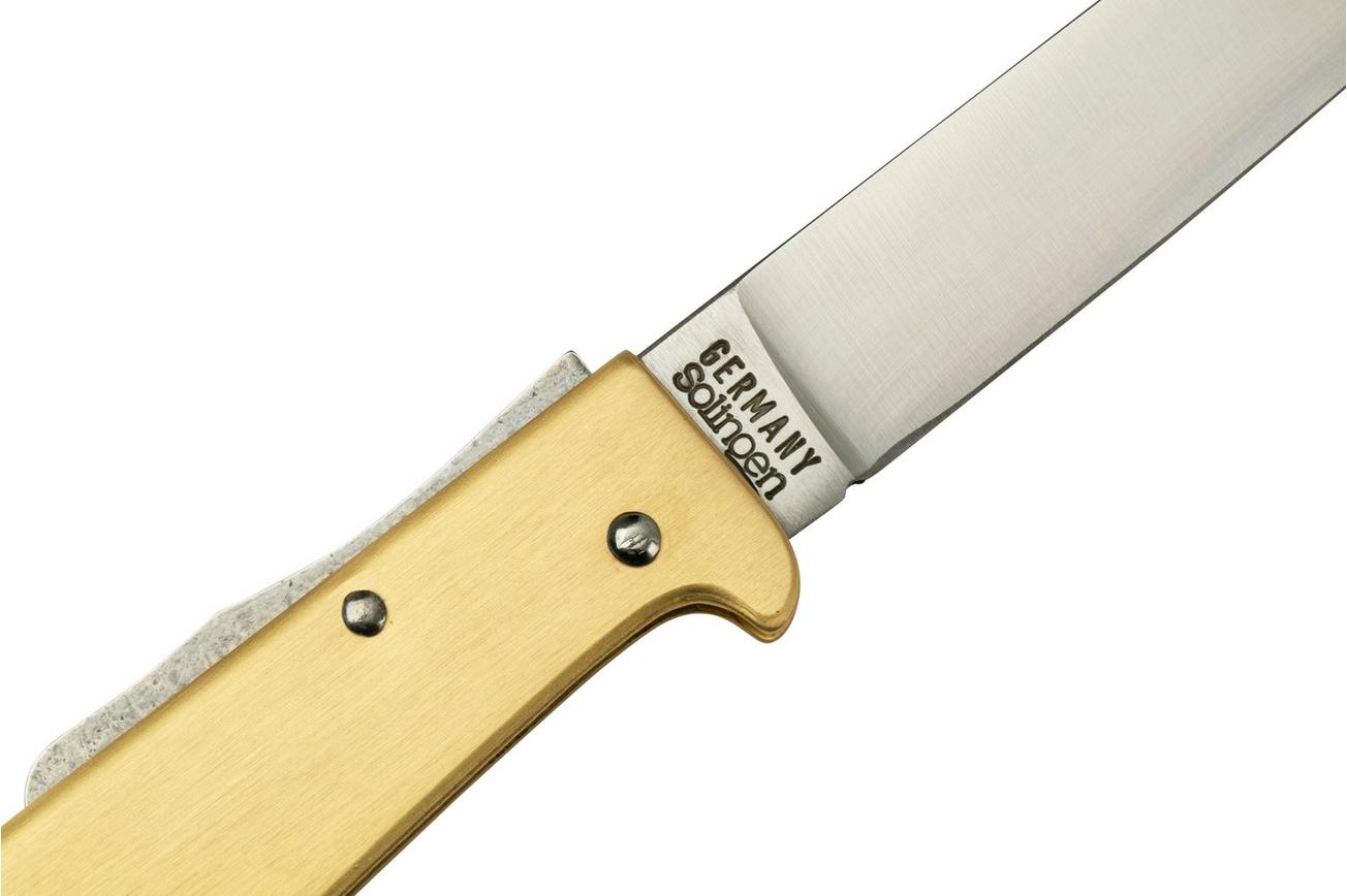 Otter Mercator 10-736 RG R Large Brass Stainless Pocketclip, zakmes