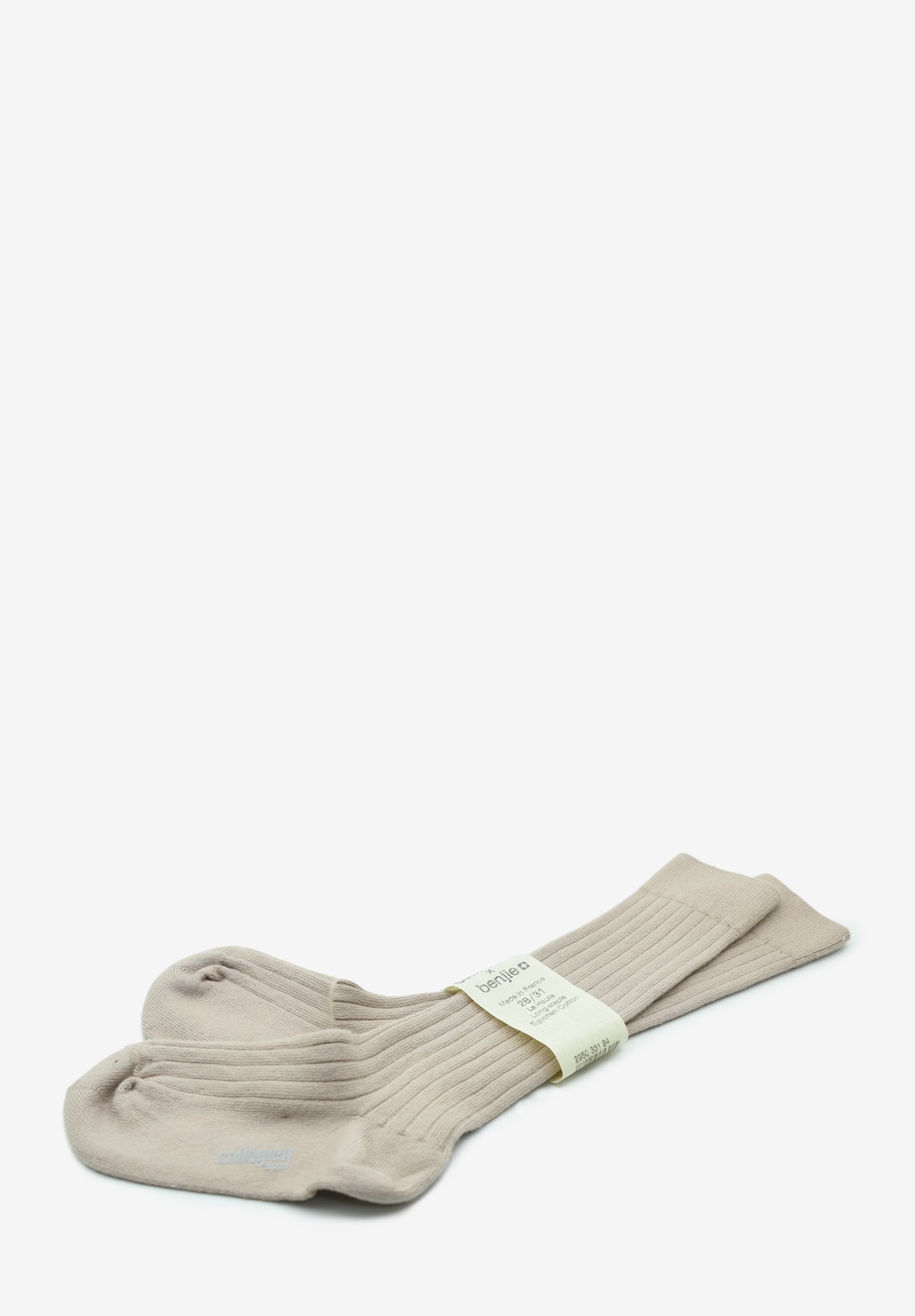 Hohe gerippte Socken Benjie x Collegien Hellrosa