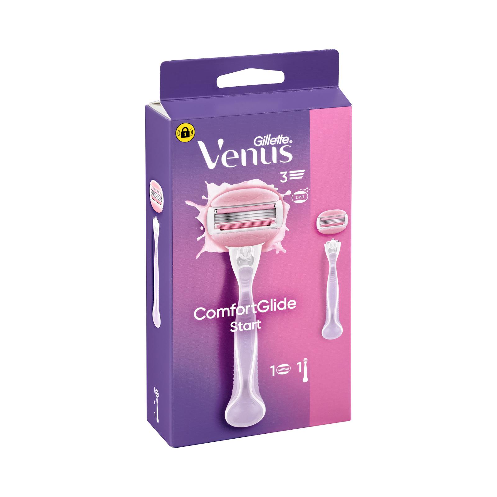 Rasoir d'épilation rechargeable à 3 lames Gillette Venus Comfortglide Breeze