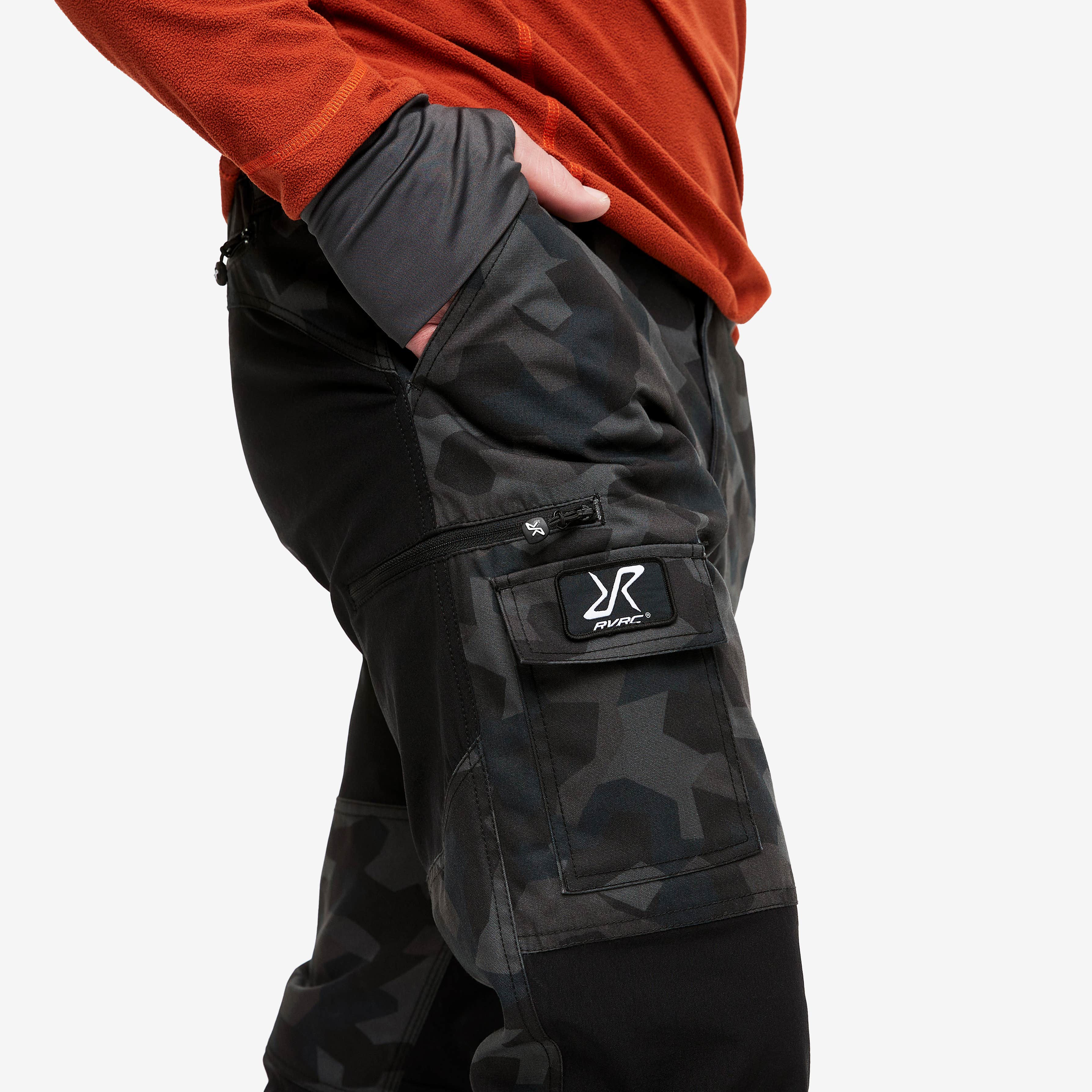 Nordwand Pants Herre Anthracite Camo