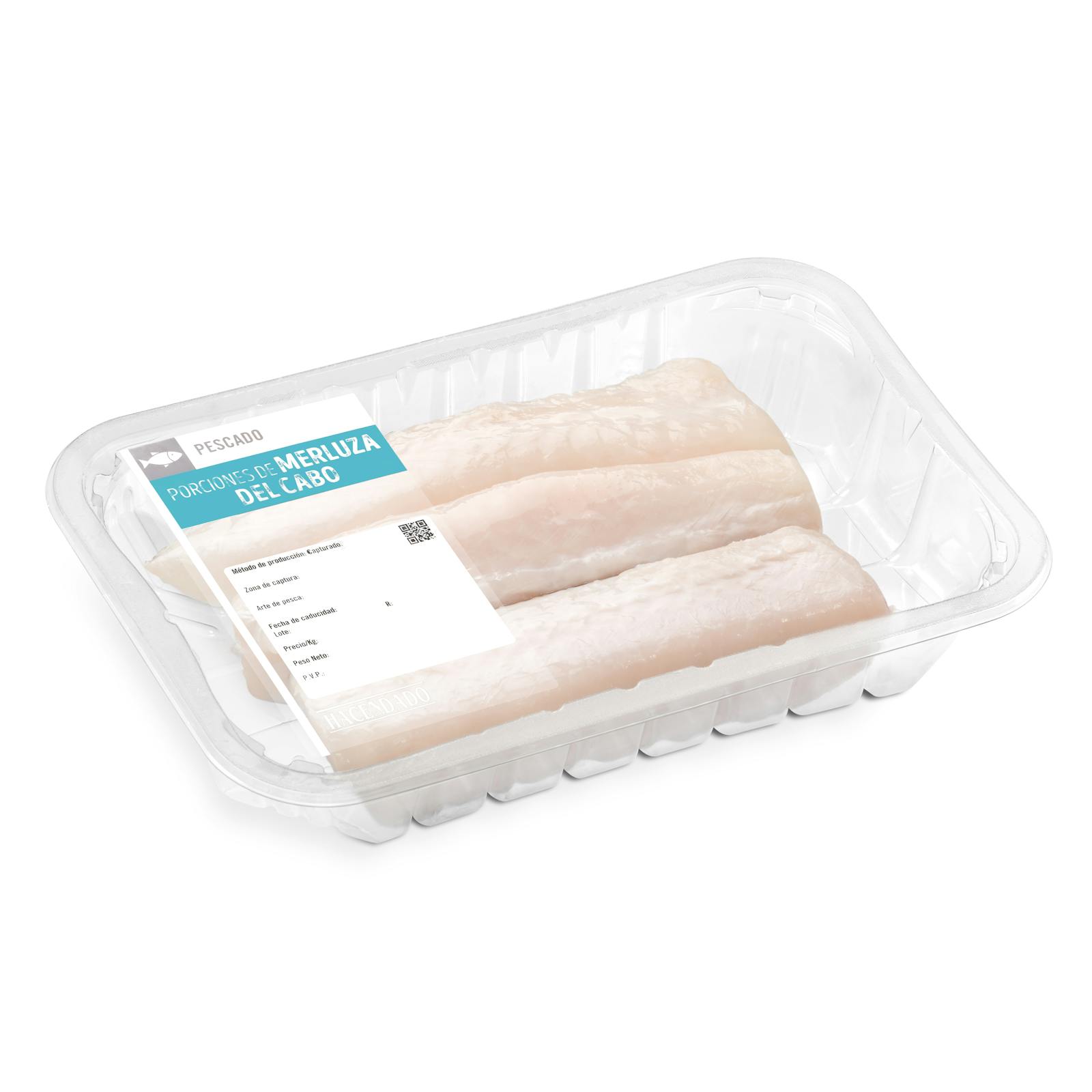 Portions de merlu du Cap