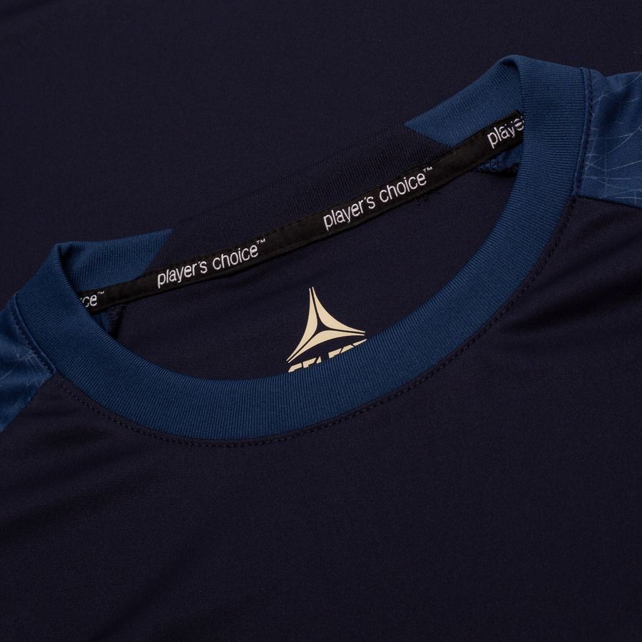 Lyngby BK T-shirt d'Entraînement Elite - Bleu Marine/Beige