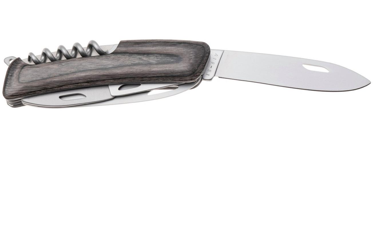 Swiza D05 R AM, KNR.0056.6510, Laminate Black, Zwitsers zakmes, 7 tools