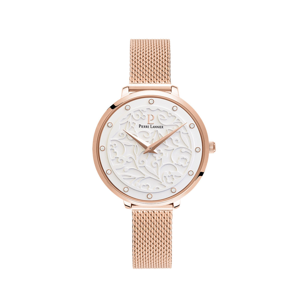 Montre Pierre Lannier femme acier rose