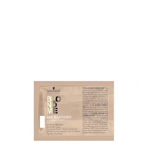 Schwarzkopf Blondme All Blondes Detox Vitamin C Shot 5x5g