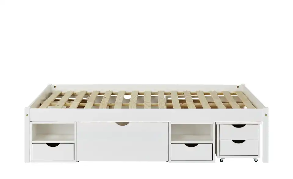 Funktionsbett Till Weiß, lackiert 160 cm