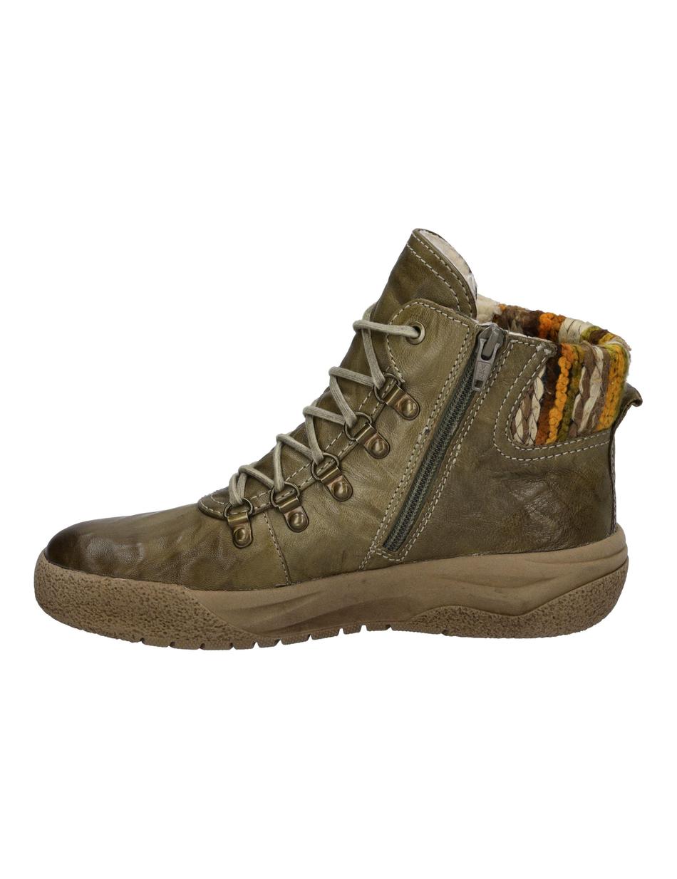 Stiefelette Alina 53, oliv-kombi