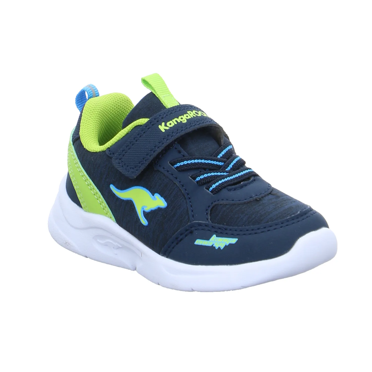 KANGAROOS Baby-Sport-Bottine Blau Textil  Sneaker