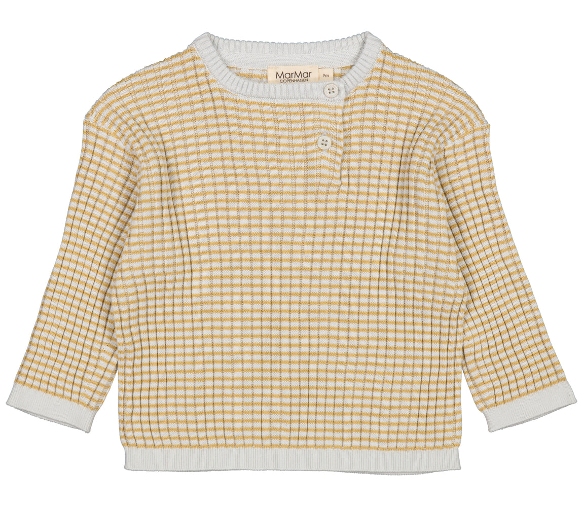 Tuk, Strik bluse - Morning Dew Stripe