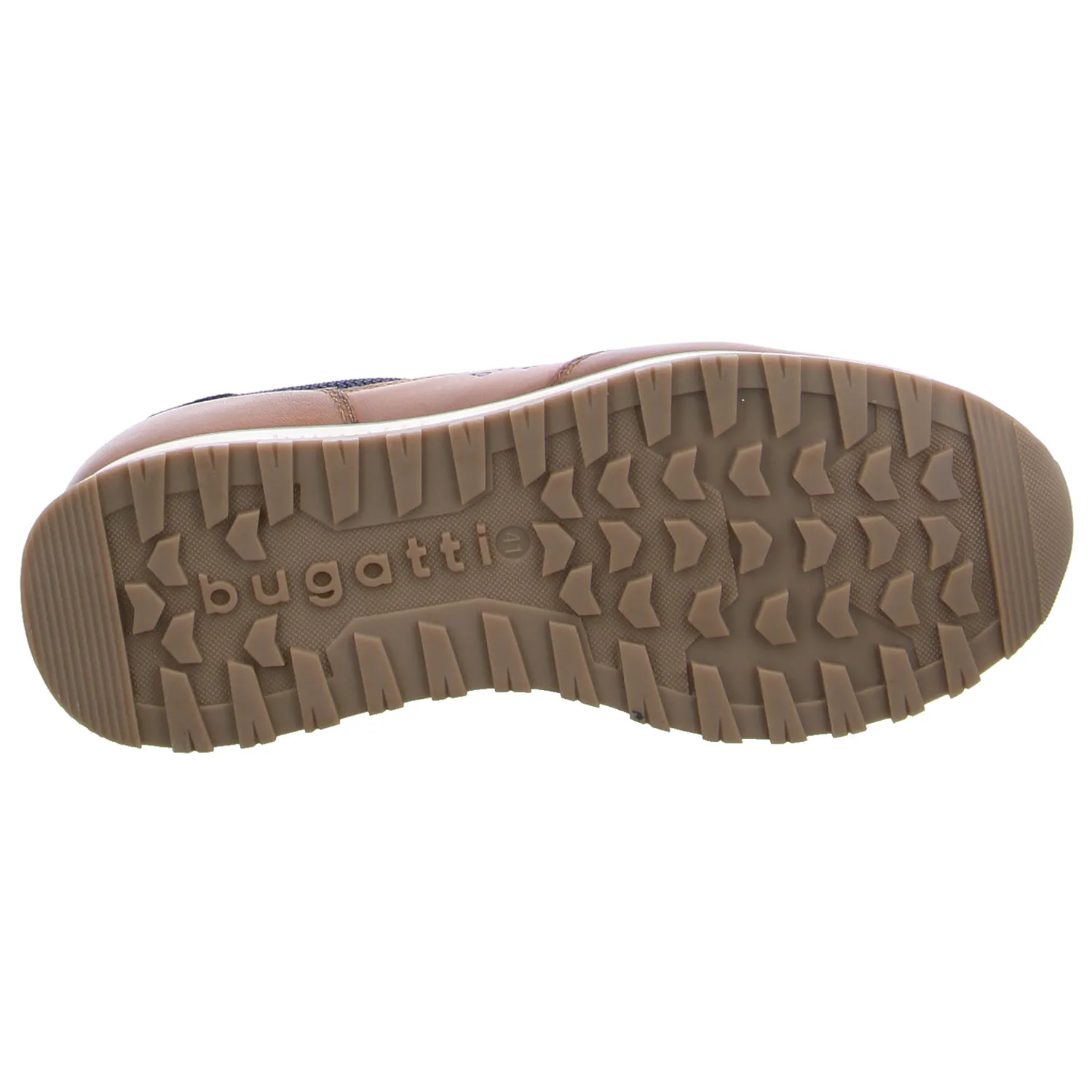 BUGATTI SHOES Halbschuhe Sneaker Cognac Leder