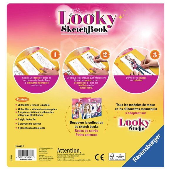 Looky Sketch book petits animaux