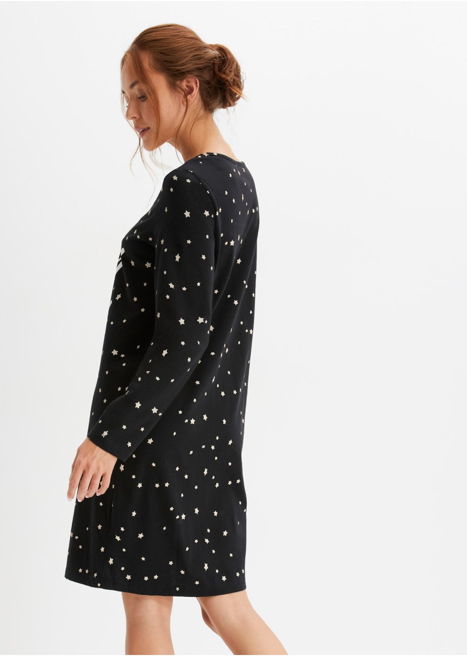 Chemise de nuit manches longues