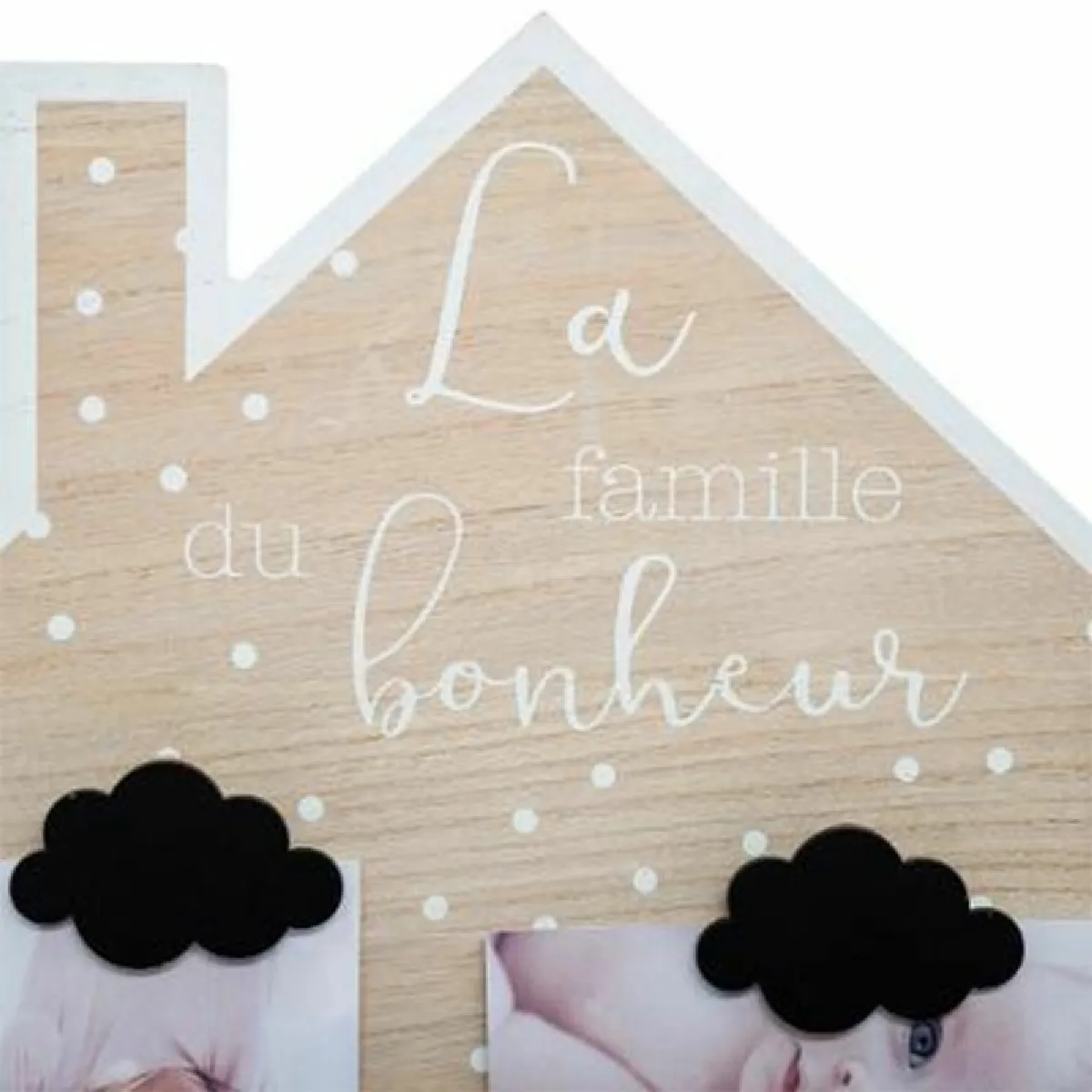 Pêle-Mêle Maison du Bonheur - Noir & Blanc