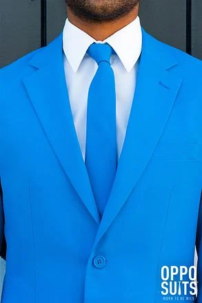 OppoSuits Blue Steel Kostuum | Blauw pak OSUI-0025 Blue Steel