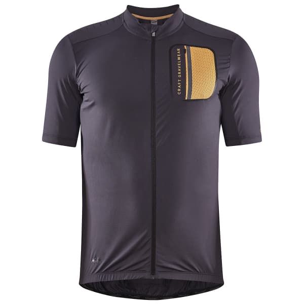 Maillot vélo CRAFT ADV GRAVEL SS JERSEY M SLATE-D