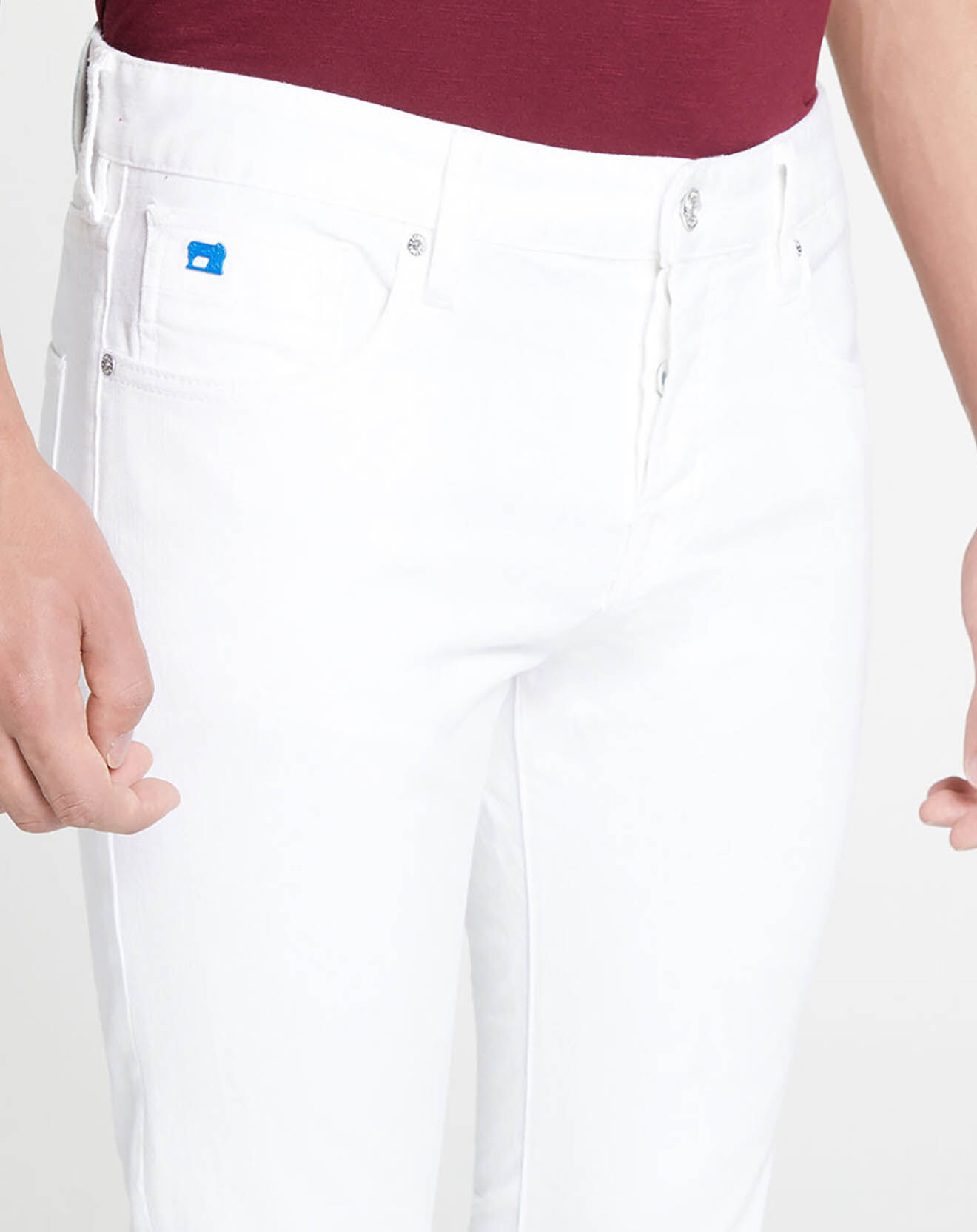 Scotch & Soda Jean Slim Fit Ralton blanc