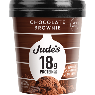 Jude's Schepijs Protein Chocolade Brownie 460ml