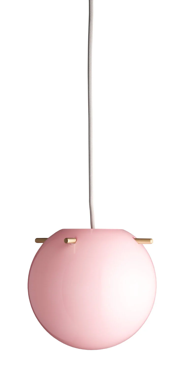 Frandsen  Koi Pendel, Opal Rose/Brass Sticks - Ø25