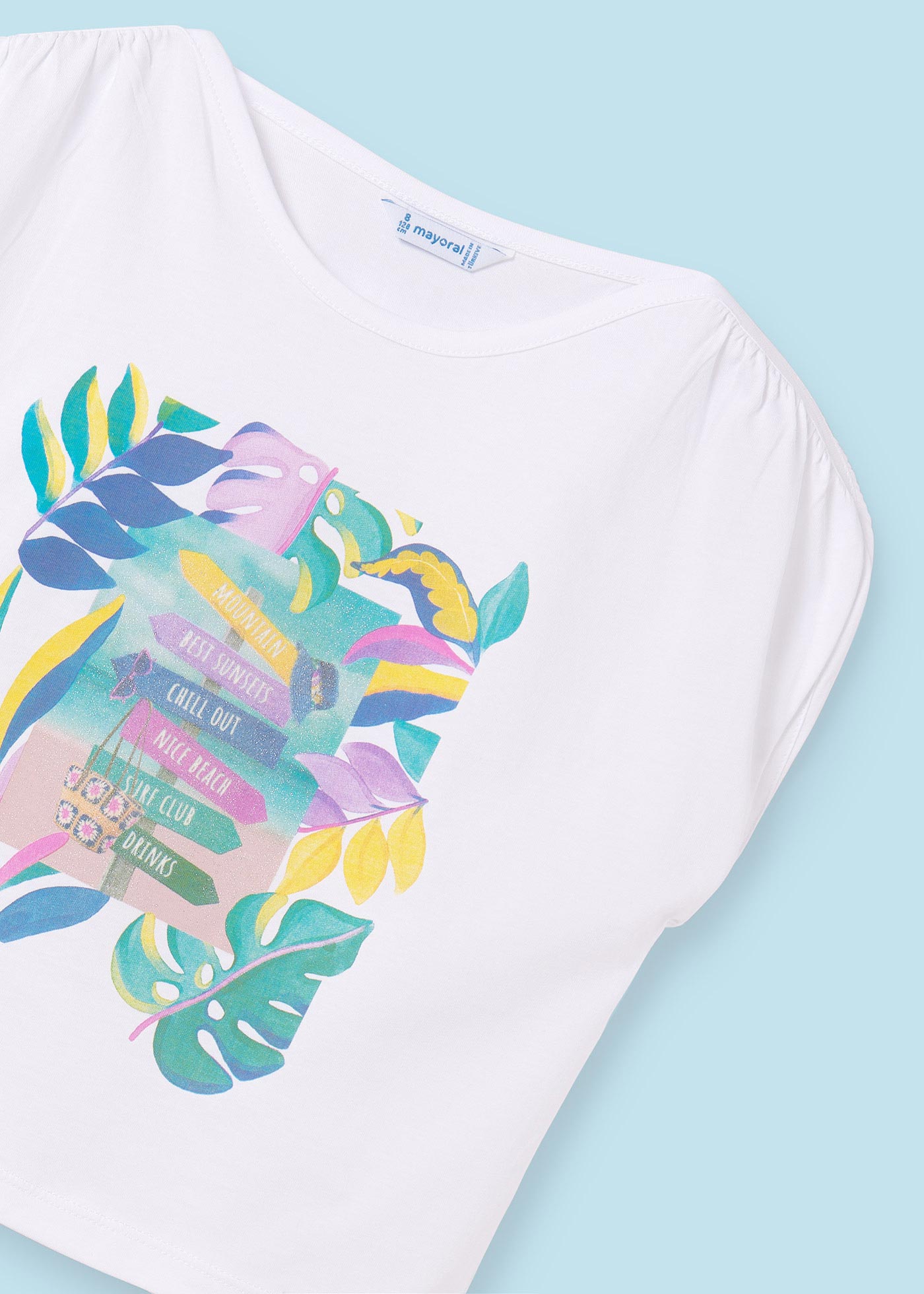 Camiseta estampada Better Cotton para meninas