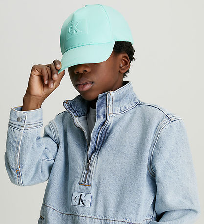 Calvin Klein Kasket - Embossed Monogram - Blåe Tint