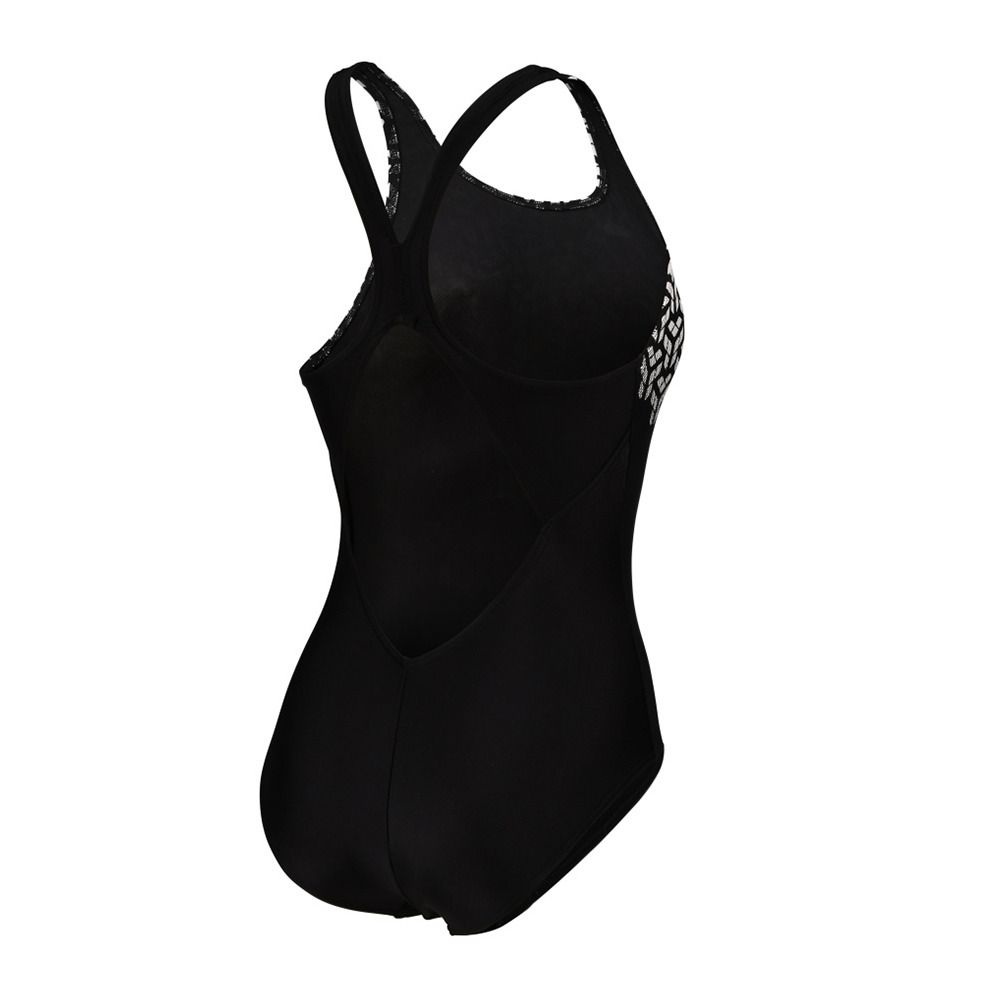 Arena KIKKO V BACK GR - Maillot de bain 1 pièce Femme black/black