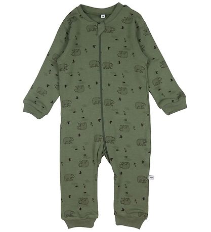 Pippi Baby Heldragt - Natdragt - 2-pak - Deep Lichen Green
