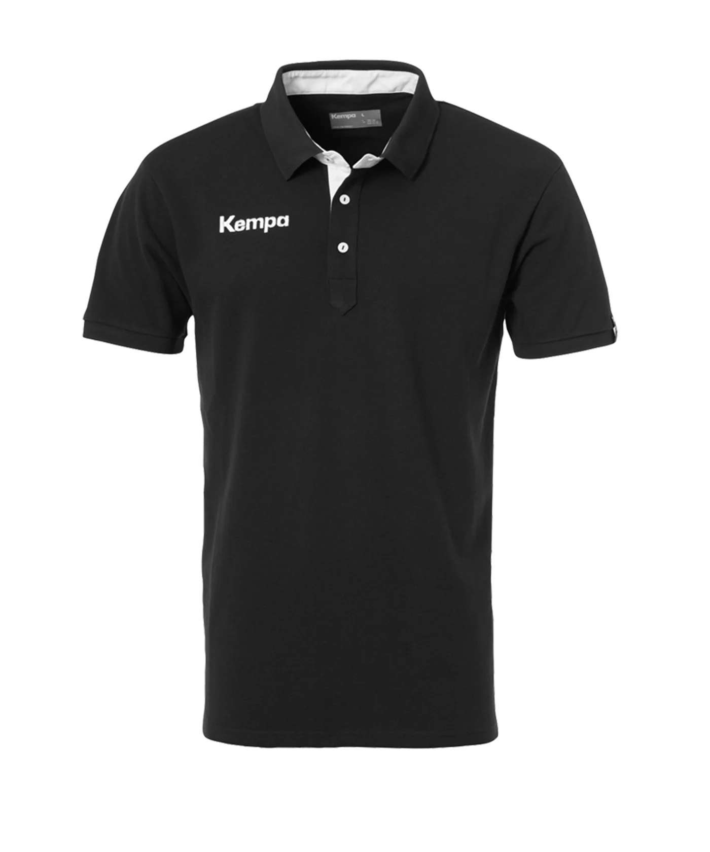 Kempa Prime Poloshirt Grau Schwarz F02