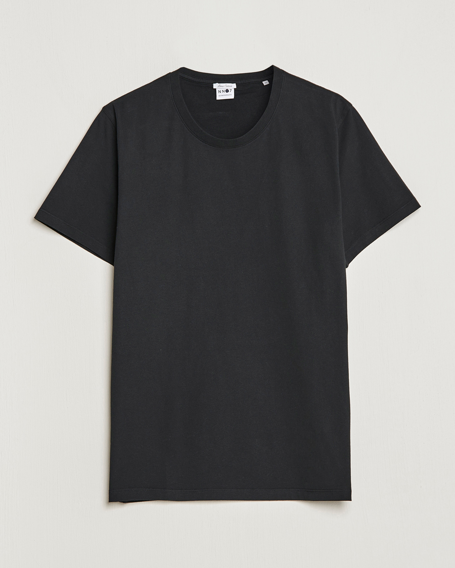 NN07 Pima Crew Neck Tee Black
