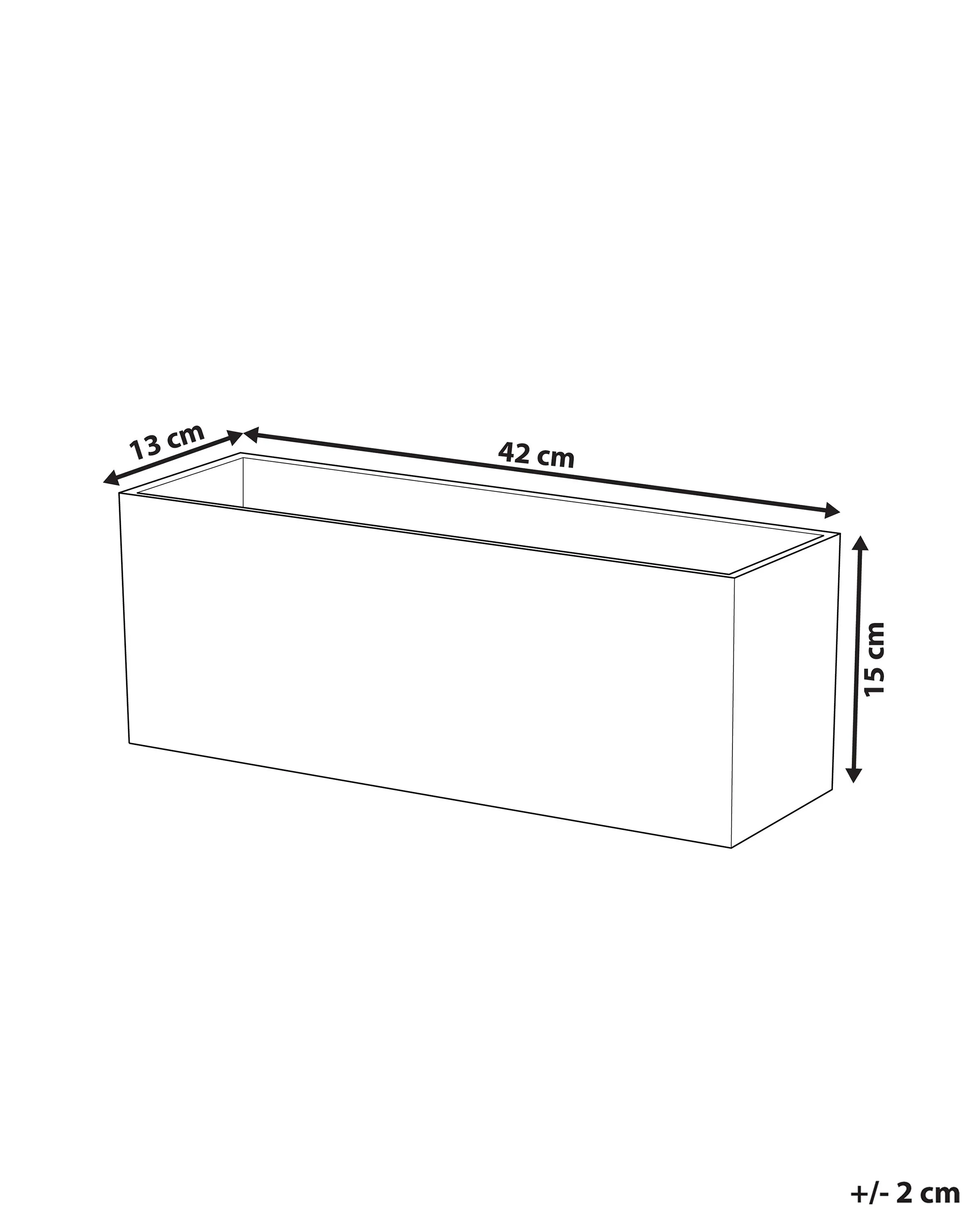 Bloempot PAOS 42 cm Wit