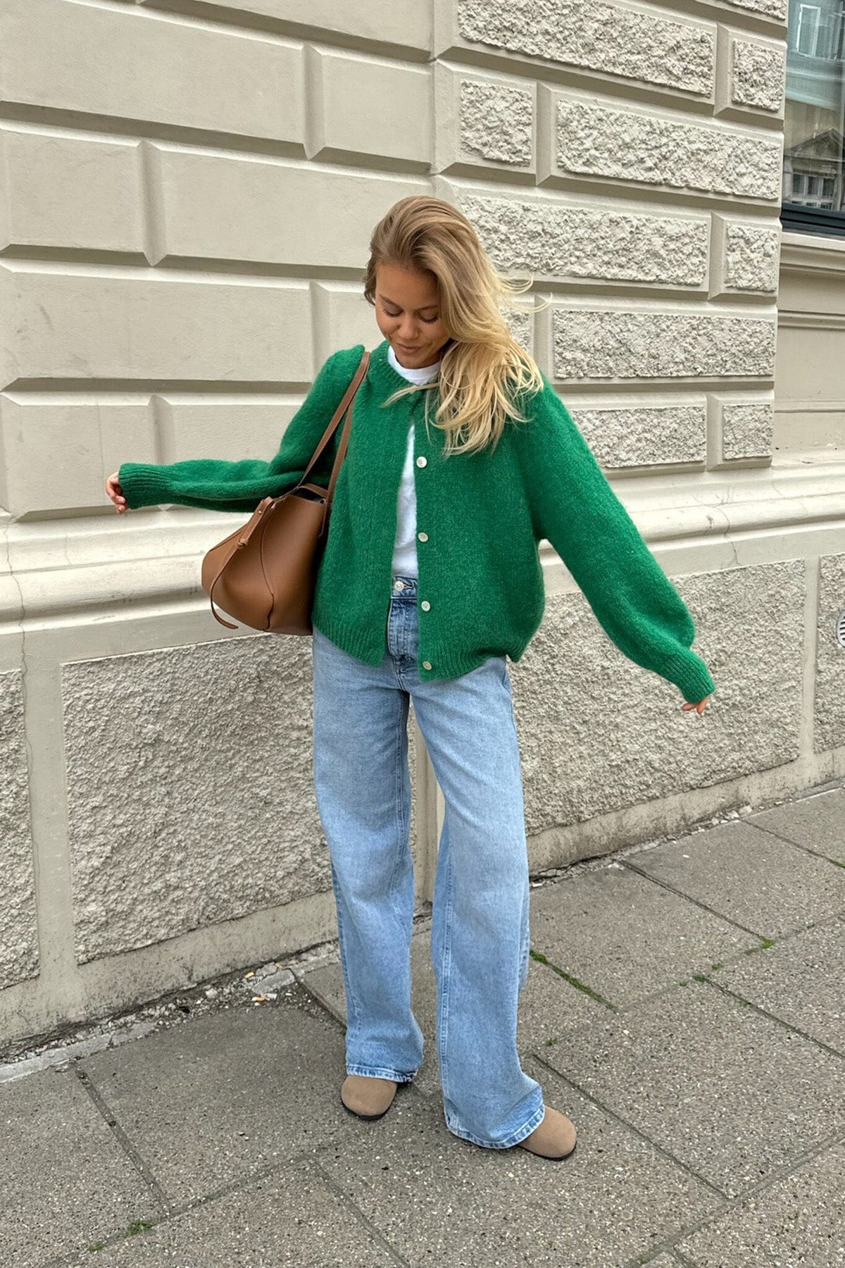 BYIC Idaic Cardigan green green