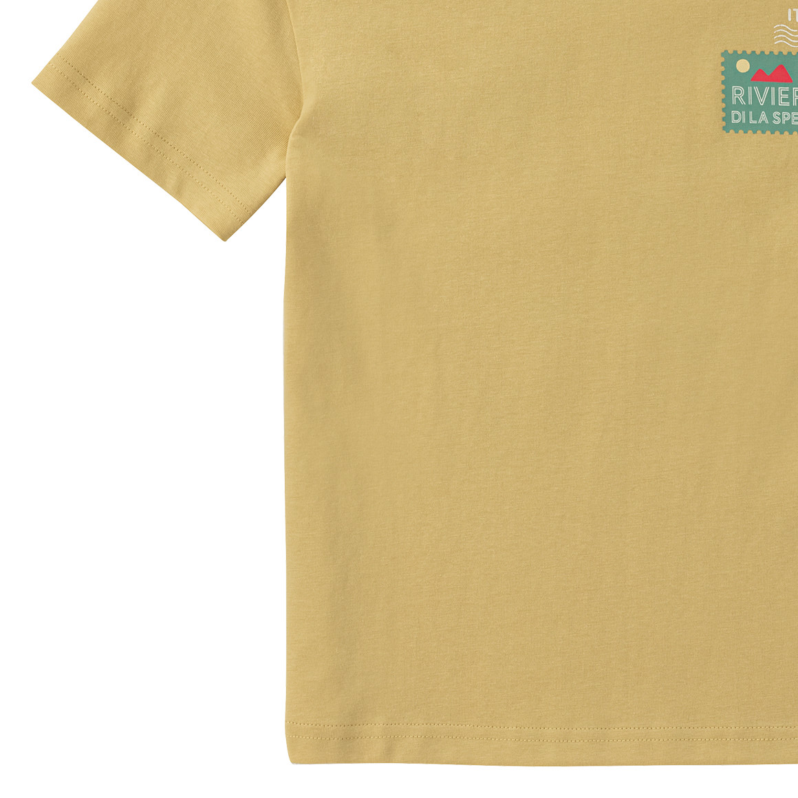 Jonas Nielsen Jungen T-Shirt mit Backprint gelb