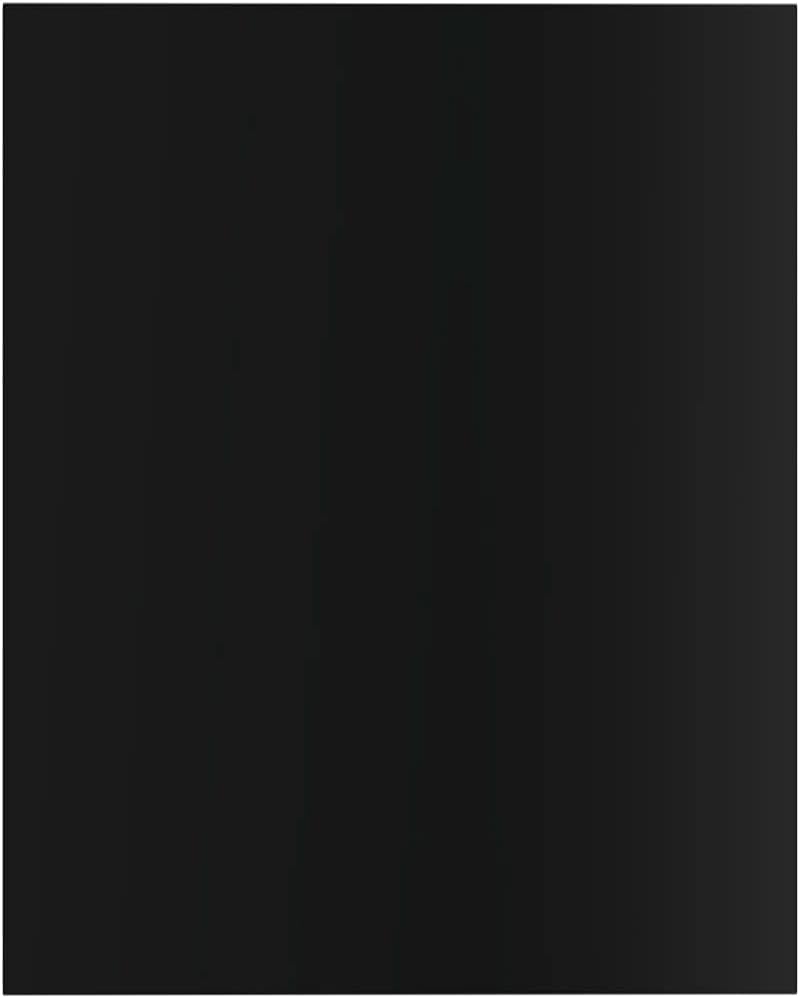 Bücherregal-Bretter 8 Stk. Hochglanz-Schwarz 40x50x1,5 cm