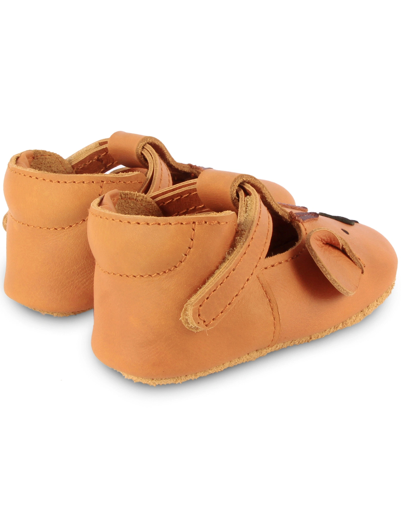 Krabbelschuhe SPARK CLASSIC - TIGER in camel