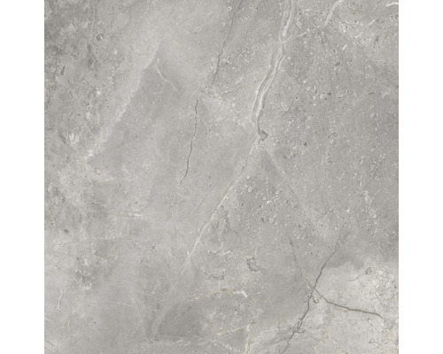 Porseleinen steengoed wand- en vloertegel Lido 119,7 x 119,7 x 0,8 cm Zilver mat gerectificeerd