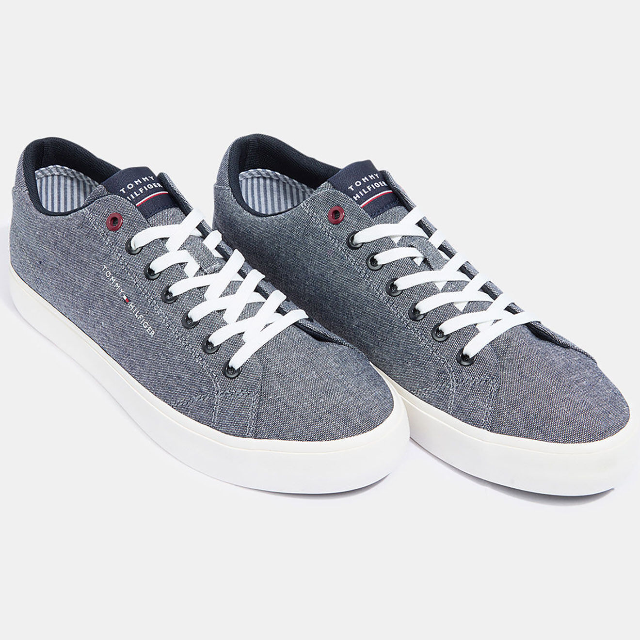 Tommy Hilfiger Baskets en denim Vulc Core low chambray bleu