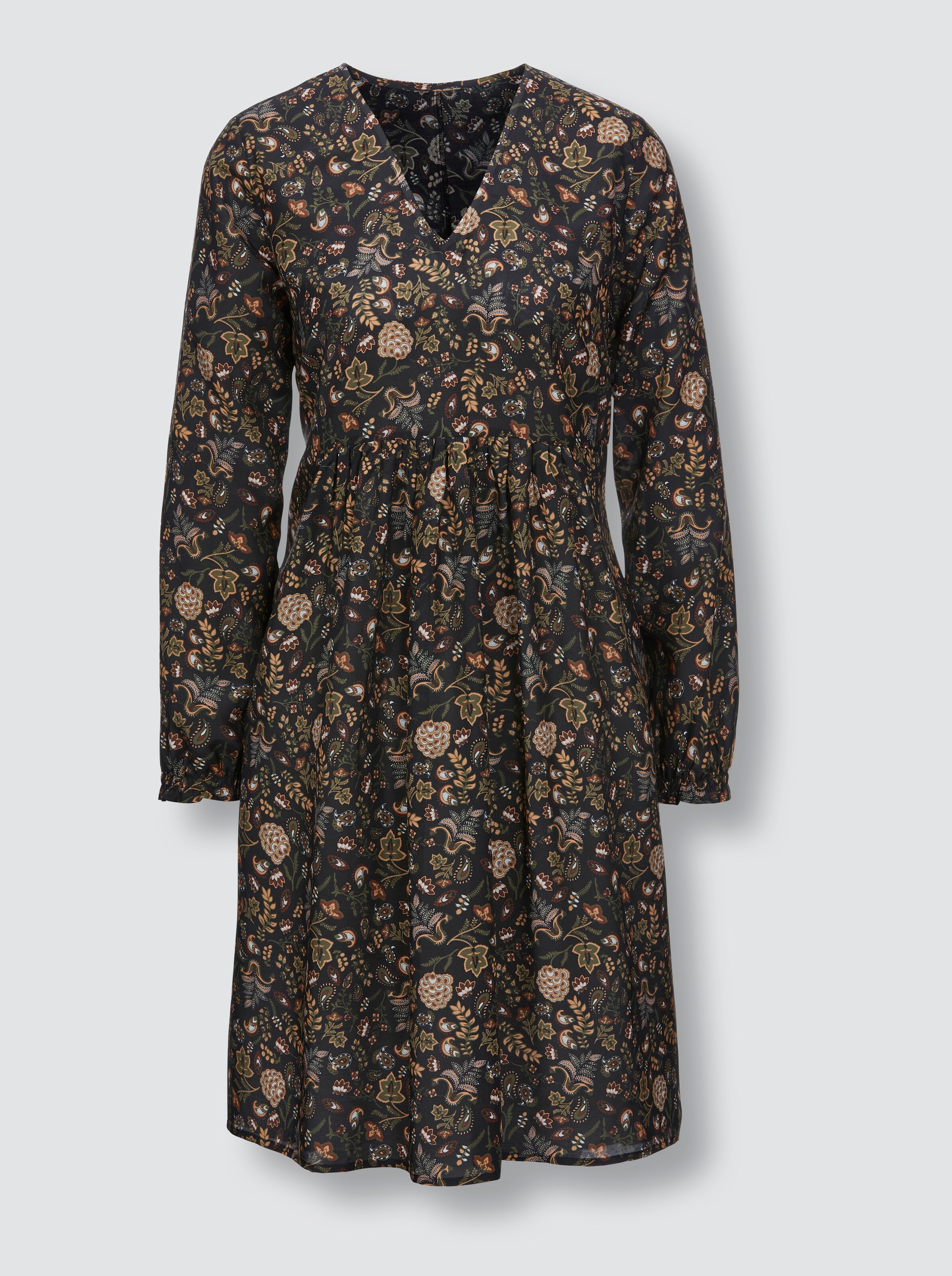 Viskose-Seiden-Kleid
