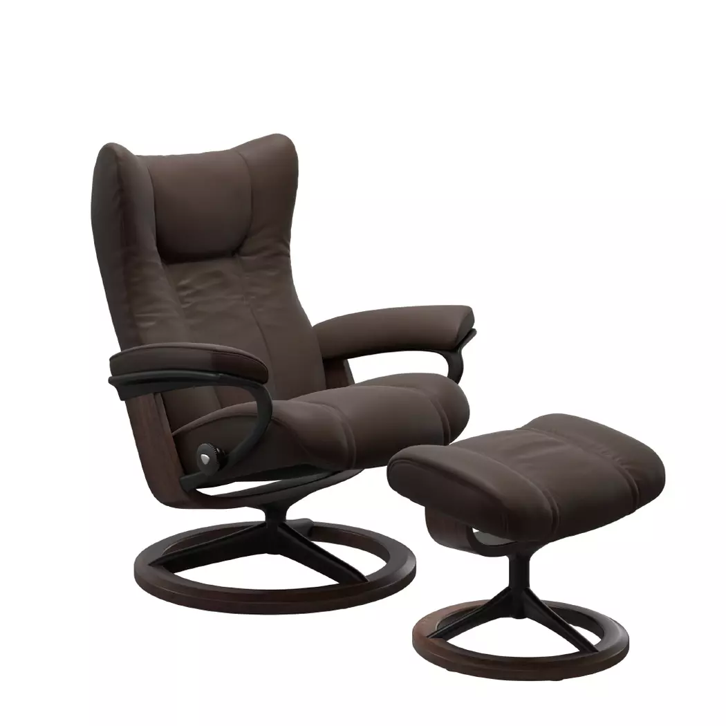 Sessel mit Hocker Wing Signature
