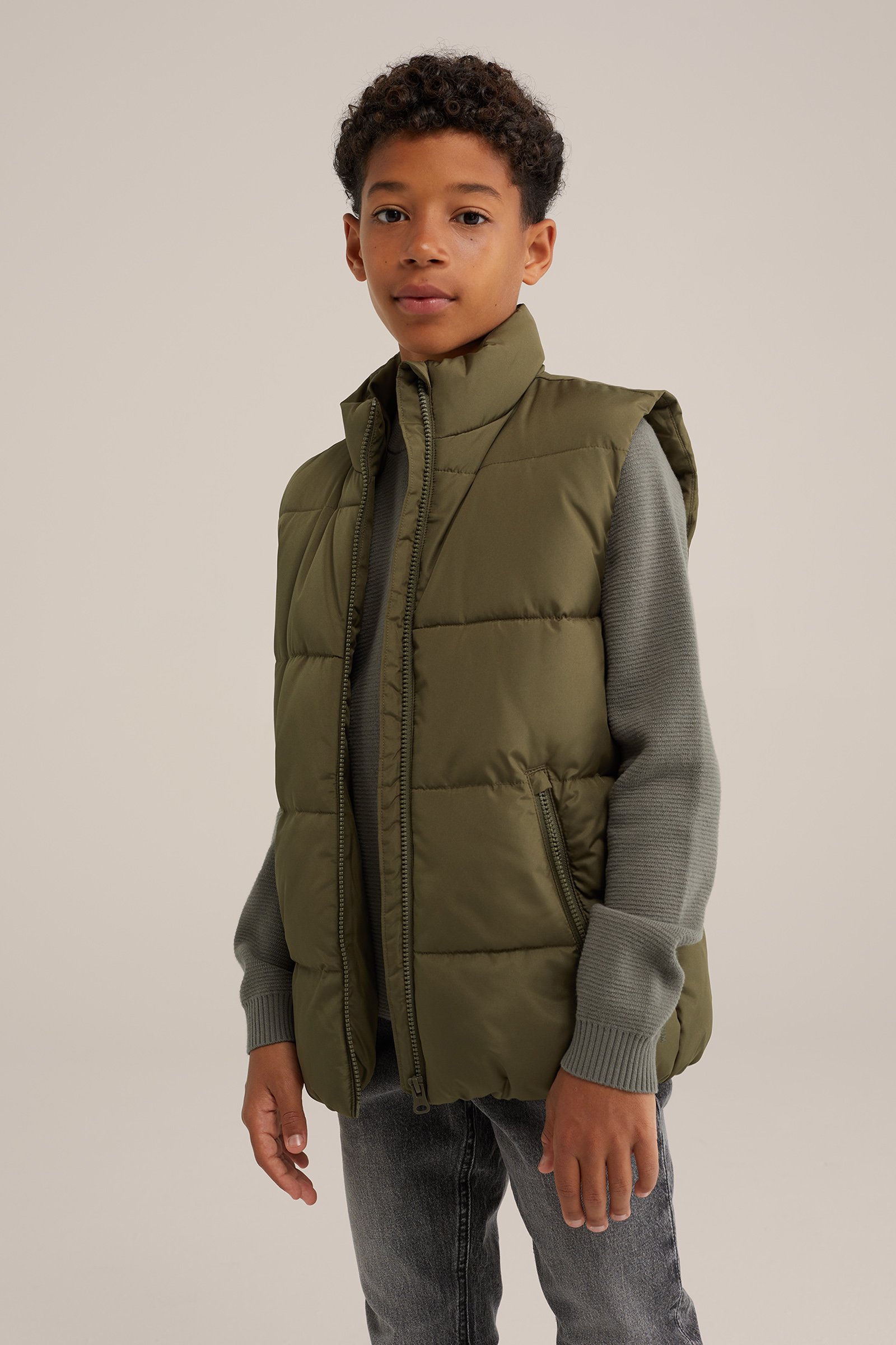 Jongens bodywarmer Blue Ridge Donkergroen
