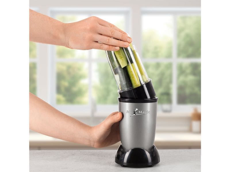 GOURMETmaxx Nährstoffextraktor Nutrition Schwarz/Silber Multifunktionaler Nährstoffextraktor für Smoothies, Suppen und mehr