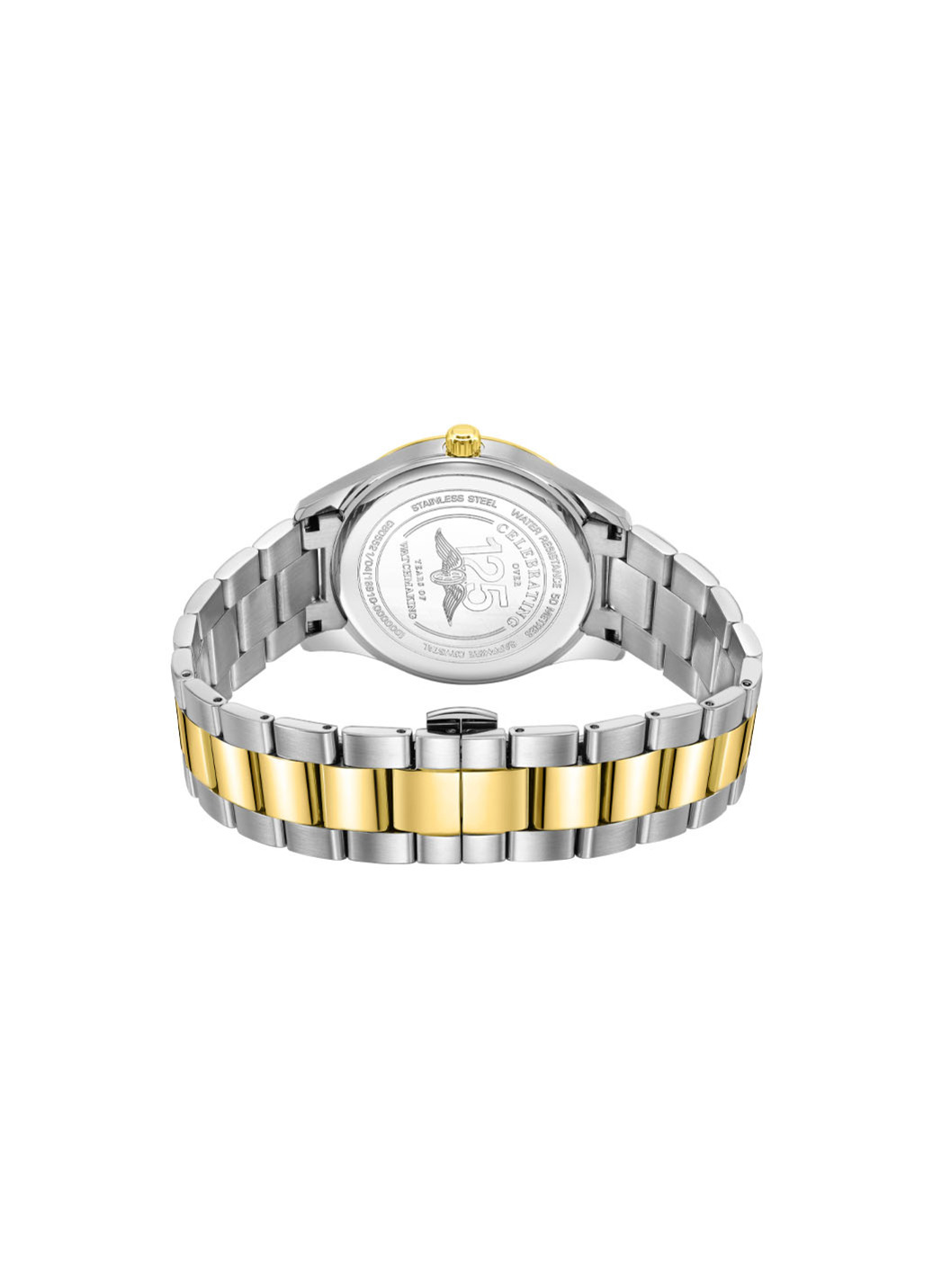 Rotary Quartz-Herrenuhr mit Edelstahlbandgehäuse