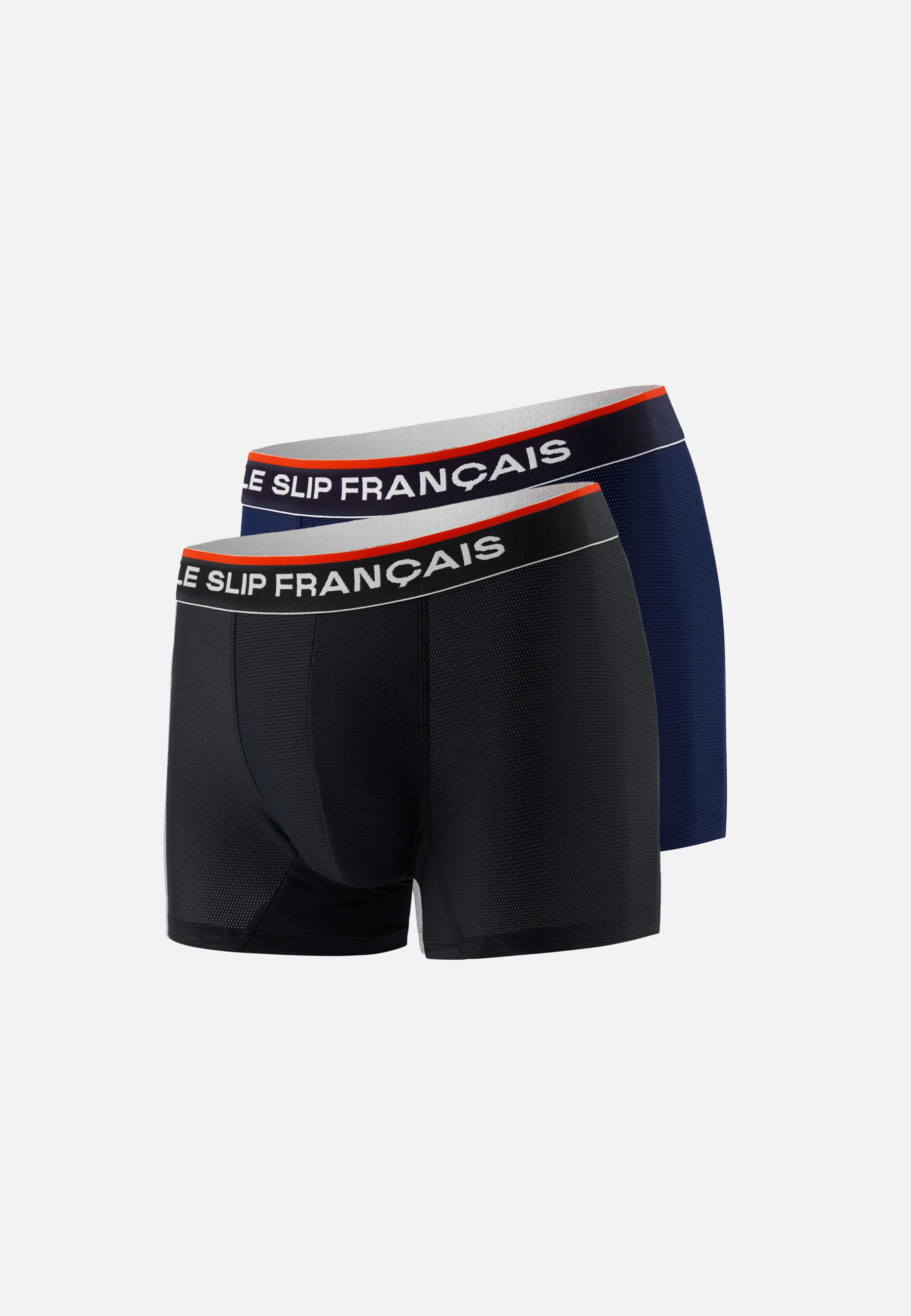 Duo de boxers de sport-Pack Duo Boxer Guillaume Marine Noir