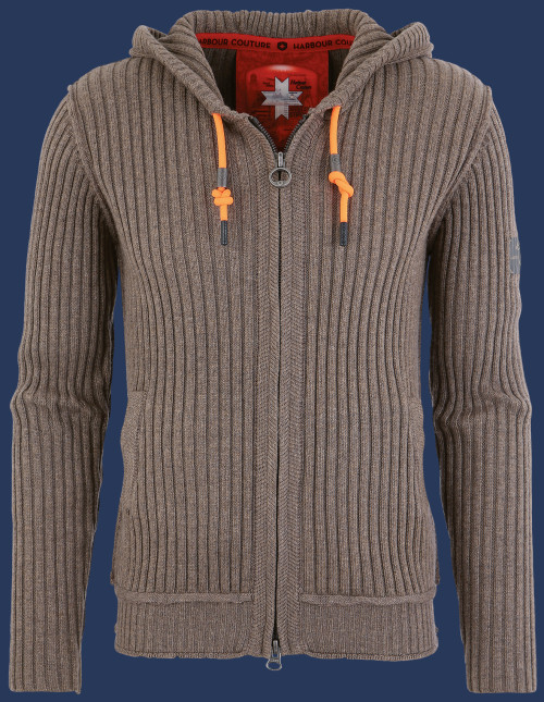 Herren Jacke 004 KoNitD, Camel