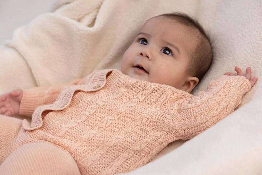 Feetje regular babybroek zalm