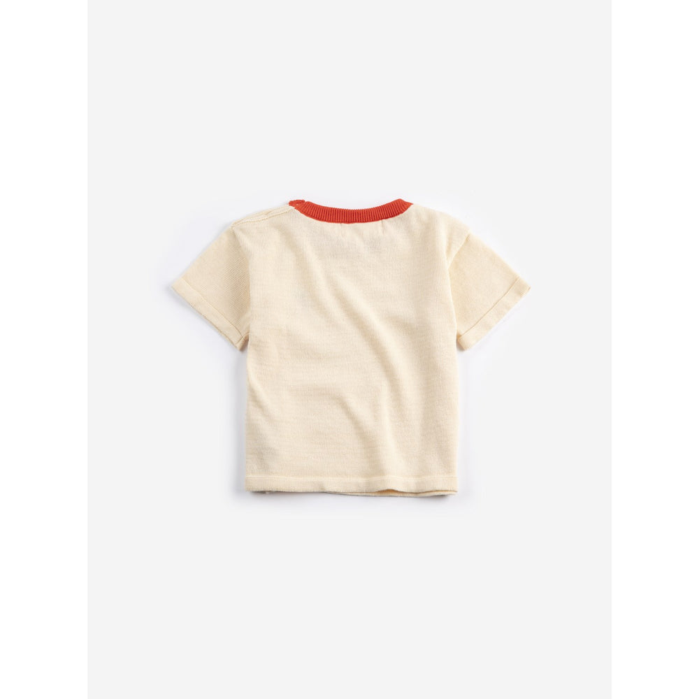 Køb Bobo Choses White Pixel Strawberry Strikket T-Shirt
